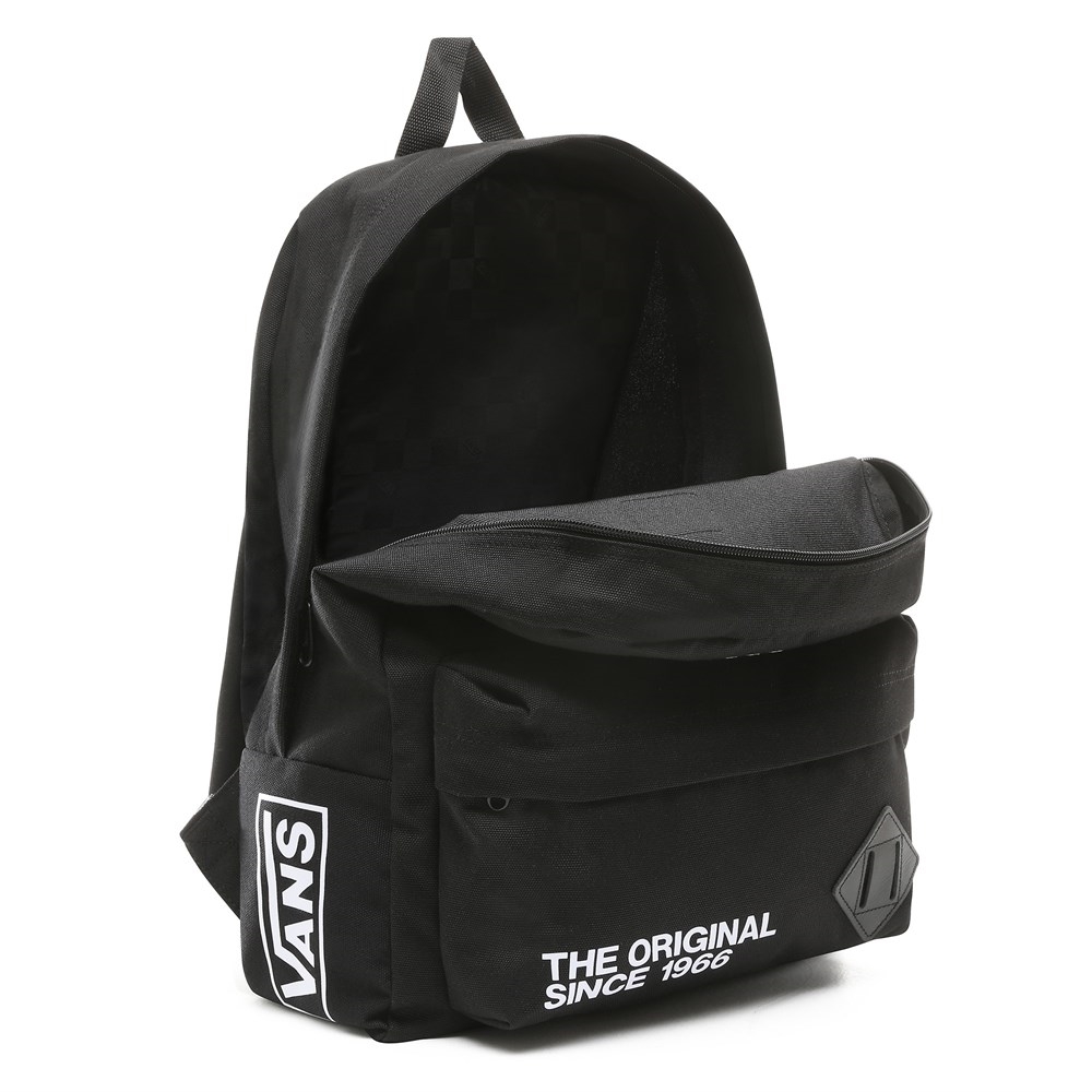 vans black backpack old skool